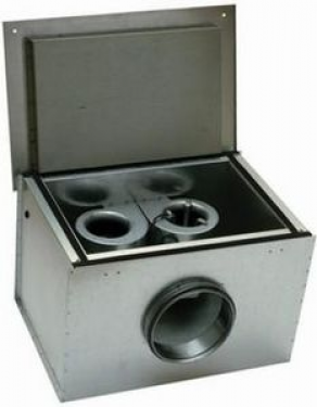 Soundproofed ventilation box - 0.05 - 1.49 m³/s | KVK DUO series