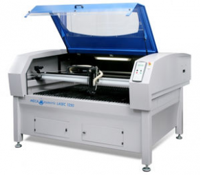Laser cutting machine / plastics / with fixed table / engraving - 1505 x 1250 x 80 mm | LASEC