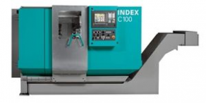 CNC turning center / double-spindle / three-turret - max. 42 mm | C100