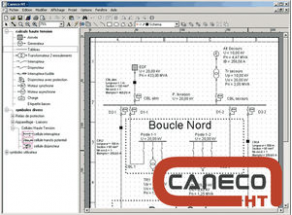 Calculation and schematics software for high-voltage installations - < 245 kV, NFC 13-200, IEC 60909 | Caneco HT