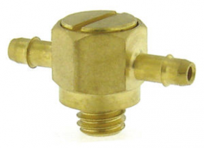 Threaded fitting / T / brass - MTAS Series