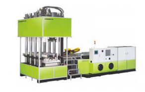 Vertical injection molding machine / hydraulic / for rubber parts - 18 000 kN | YL-ATL series