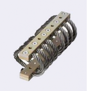 Wire rope isolator anti-vibration mount - BWRP1220M