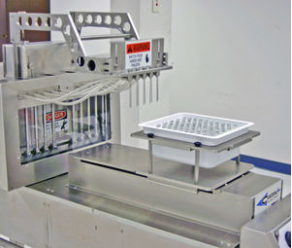 Semi-automatic filling machine / for liquids / syringe - F329HE