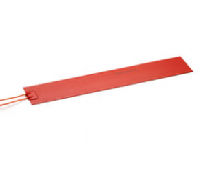 Silicone heating element / flexible / adhesive - max. 200 °C 