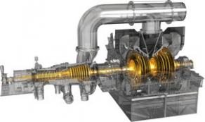 Steam turbine / aeroderivative / power generation / combined cycle - 180 - 600 MW | D series