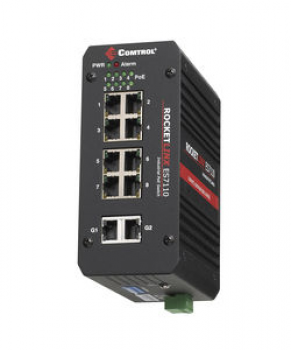 Industrial Ethernet switch / unmanaged / PoE - RocketLinx ES7110