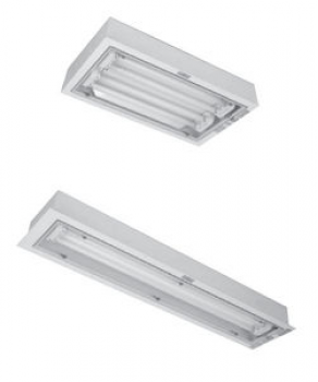 Flush lighting fixture / fluorescent - 4 x 18 W - 2 x 36 W | Appleton ATX RE series   