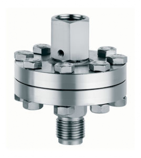 Diaphragm seal with threaded connection / pressure gauge - max. 160 bar | MGS9/2B