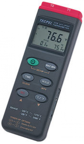 Temperature data-logger / multi-channel / digital / K-type thermocouple input - 2 channel |  DTM-318