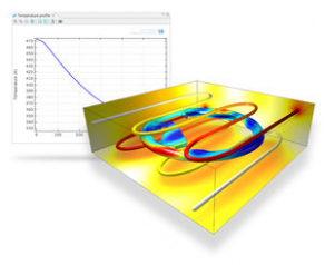Fluid dynamics and thermal transfer simulation software - Pipe Flow Module