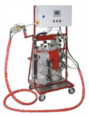 Two-component resin mixer-dispenser - 0.002 - 5 kg/min | DG 108