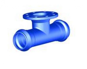 Cast iron fitting / ductile - 90°