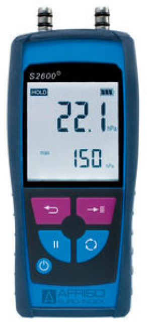 Pressure measuring device / digital / portable - 150 - 8 000 mbar | S2600 series