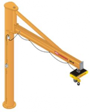 Overbraced jib crane / pillar - 125 - 2 000 kg, 2 - 6 m | IPOP series