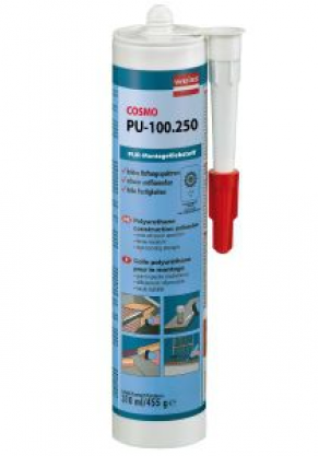 Polymer adhesive / for thermoplastic / for ceramics / for wood - COSMO PU-100.250