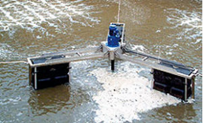 Vertical agitator / water treatment - max. 8 m³/s | WEEDLESS-S