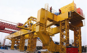 Gantry crane / rail - 160 t | TJ160G