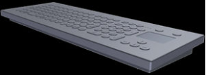 Stainless steel keyboard / with touchpad / industrial - FIT.105E16.T-TP