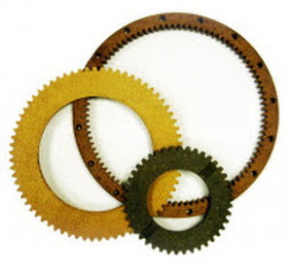Geared friction disc