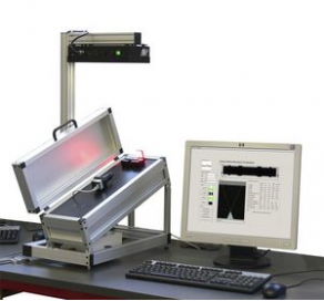 Dimensional measurement device for metallic samples - notch vision  