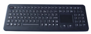 108-keys keyboard / silicone rubber / silicone / with touchpad - K-TEK-M396TP-KP-FN-DT