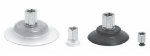 Thin suction cup / silicone - ø 3.5 - 95 mm, M3 - G1/4 | VTCF series