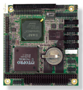 PC 104 CPU module / x86 / embedded - Vortex86SX x86 Embedded SoC, 300 MHz, 128 MB | Em104-i423