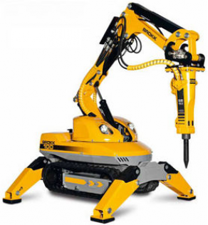 Compact demolition robot / remote-controlled - 990 kg, 15 kW | BROKK 100