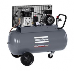 Air compressor / piston / lubricated / mobile - 1.4 - 12.9 l/s, 14 bar | Automan