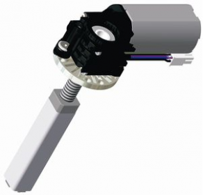 Worm gear screw jack / gear for workplace height adjustment / motorized - 24 VDC, max. 5 Nm,  43 mm/s | Model 3131