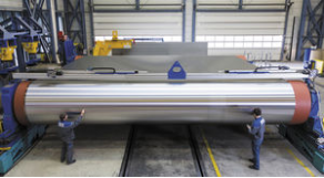 The paper industry conveyor belt / process