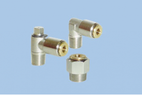 Instant fitting / pneumatic / nickel-plated brass / high-pressure - max. 150 bar | HDX series