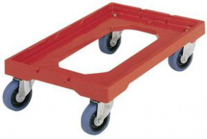 Plastic dolly / for containers - 604 x 402 x 162 mm | DOJ91101 series
