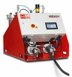 Resin mixer-dispenser / with gear pump - max. 1.4 l/min, eldomix 10x series