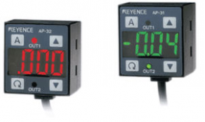 Pressure sensor with digital display / with integrated amplifier - AP-30 series