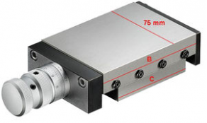 High-accuracy micro-positioning table - max. 2 900 N, 25 - 100 mm | 75 series