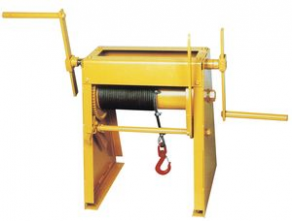 Manual winch / haulage / geared on skids - 600 - 10.000 kg