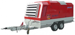 Air compressor / screw / mobile / diesel-powered - 9 500 - 25 300 l/min | MDVS series