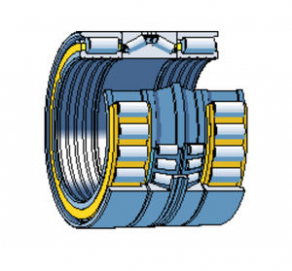 Cylindrical roller bearing / combined / cone / for rolls