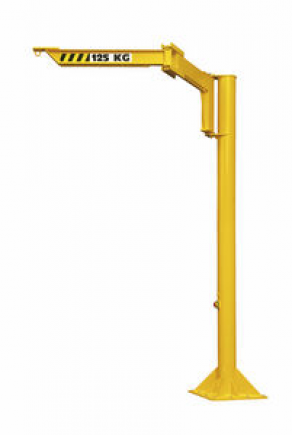 Inverted jib crane / articulated / pillar - 125 - 250 kg, 2 - 5 m | PFA