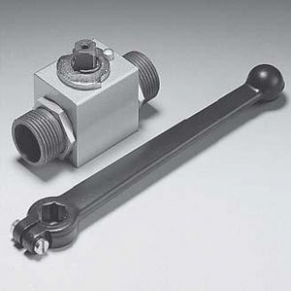 Ball valve / 2-channel / stainless steel - DN 4 - 50