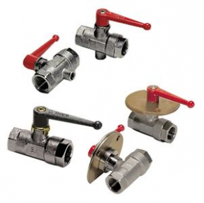 Ball valve / brass - max 40 bar, 4 Mpa, 580 psi