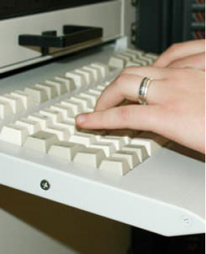 Rack drawer LCD keyboard / industrial
