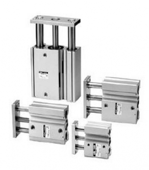 Pneumatic actuator / linear / compact / heavy-duty - 10 - 200 mm, 50 - 500 mm/s | MGQ series