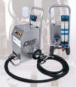 Pneumatic dry ice blasting machine / single hose - max. 16 bar, 10 kg | Micro-Jet Evolution