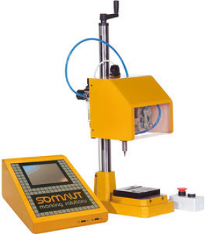 Dot peen marking machine / manual / pneumatic / bench-top - 60 x 40 mm | S33S