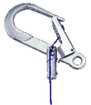 Locking carabiner / asymmetrical - EN 795 | A046065