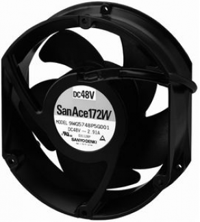Axial fan / cooling / splash-resistant  / for outdoor applications - max. ø 172 x 51 mm | W series 