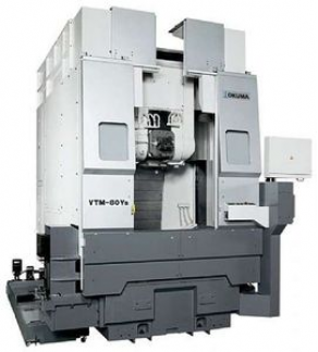 CNC milling-turning center / 5-axis - max. ø 800 mm | VTM-80YB